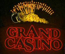 Grand Casino Biloxi Casino Sign, Nighttime View