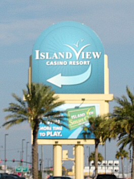 island view casino sign, gulfport