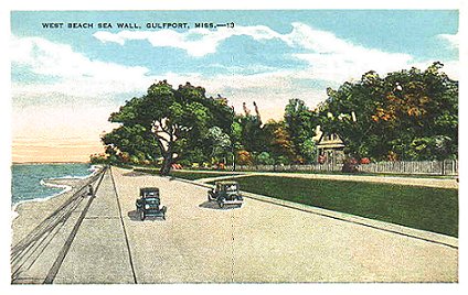 Gulfport MS Seawall